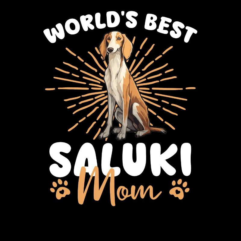 Lévrier persan Groovy Saluki Mom