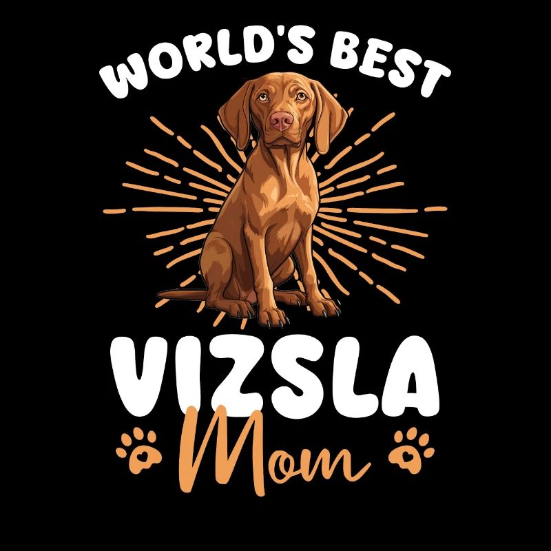 Short-haired Hungarian Pointer Vizsla Mom