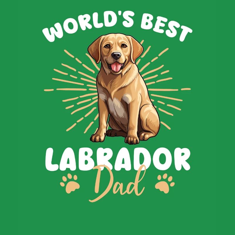 Labrador Retriver Groovy Labrador Dad