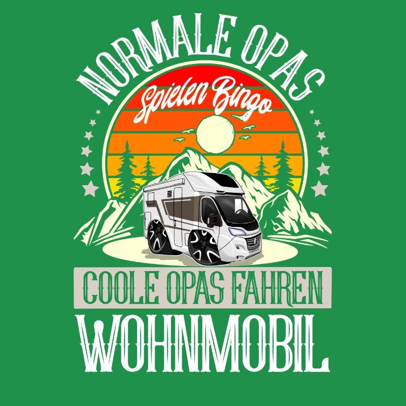 Camping Camper Campen Opa