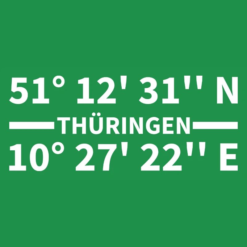 Thuringia coordinates
