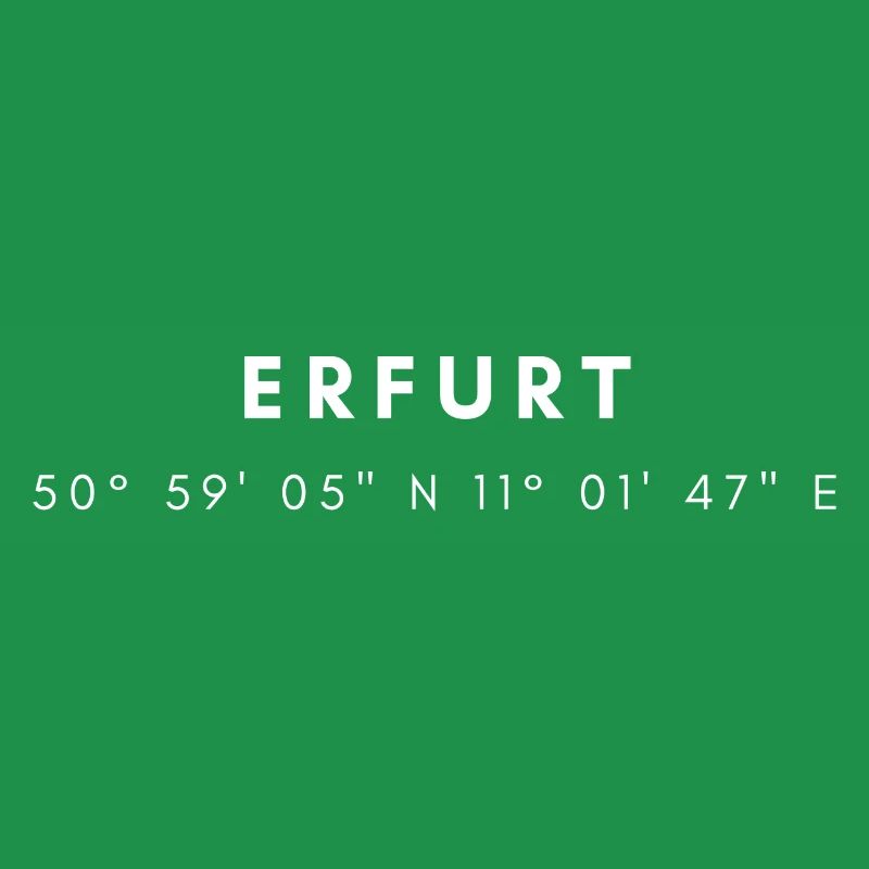 Erfurt coordinates