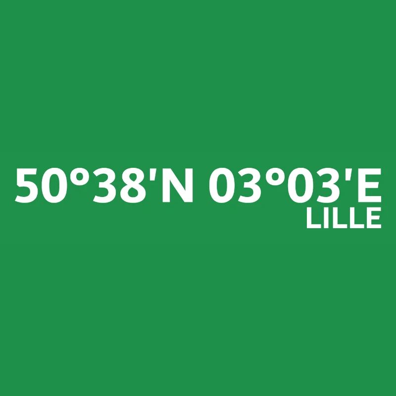 Coordonnées de Lille
