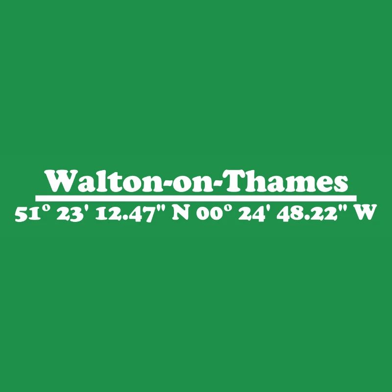 Coordonnées de Walton-on-Thames