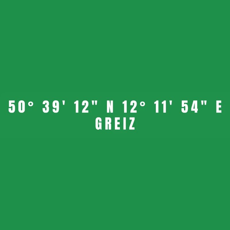 Greiz, Thuringia Coordinates