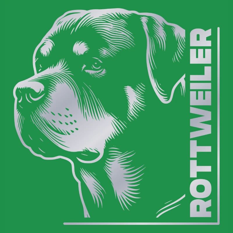 ROTTWEILER drawing head silver