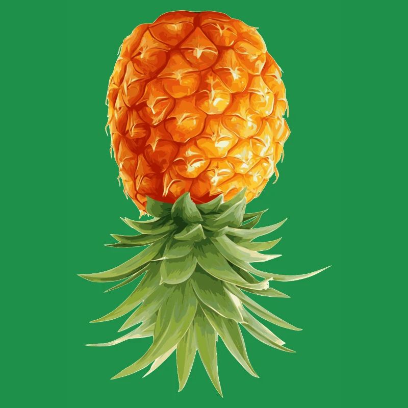 Pineapple is upside down