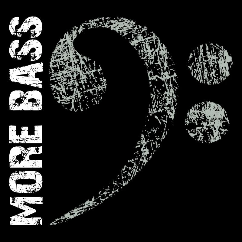 Plus de basses s’il vous plaît, grosse clé de fa