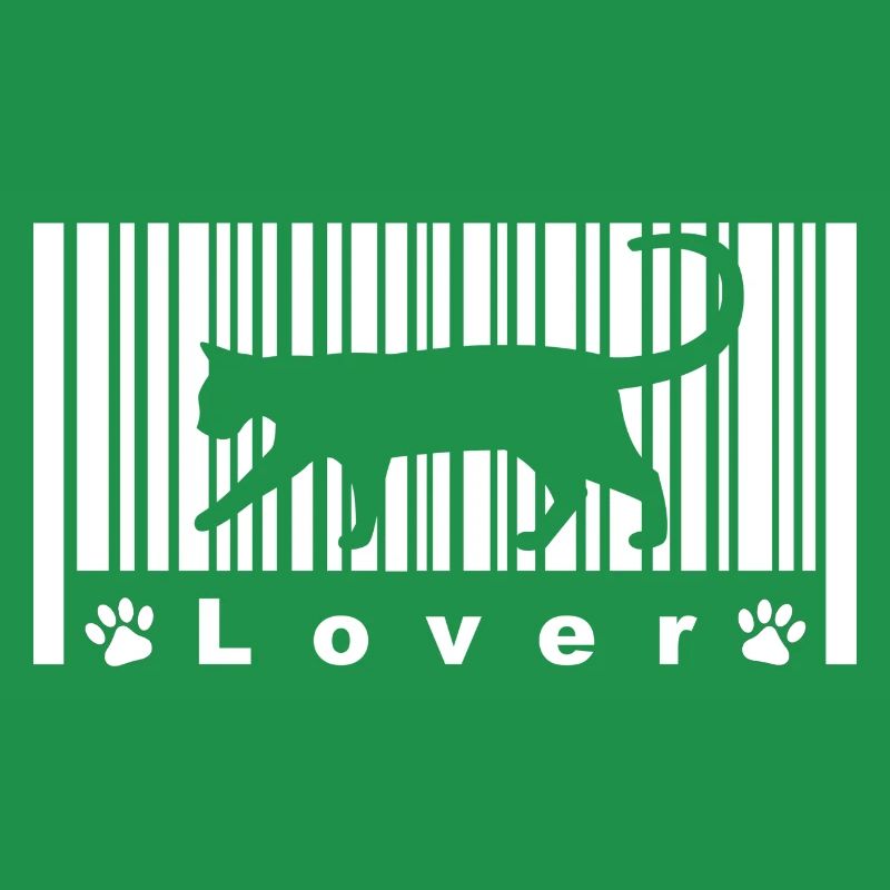 Katze - Kätzchen - Symbol - Barcode - Strichcode