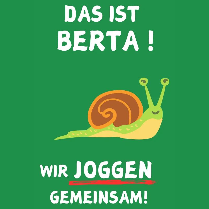 C’est Berta ! Nous faisons du jogging ensemble ! Escargot