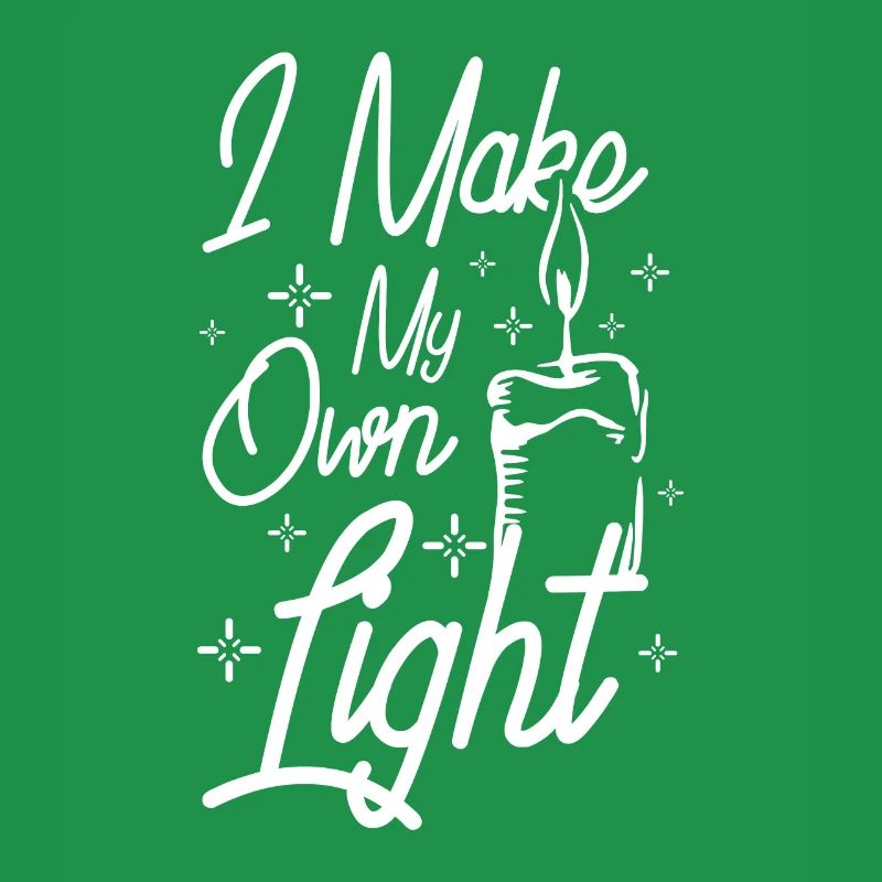 I make my own light, candle making