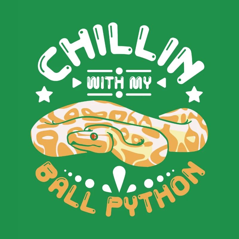 Chillin avec mon python royal