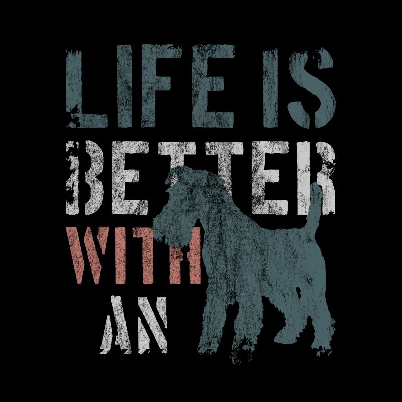 Bingley Fox Airedale Terrier Besitzer Geschenk