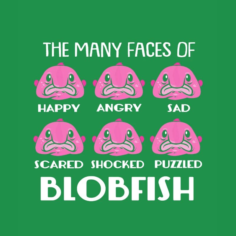 Blobfish Deep Sea Grumpy Introverted Gift