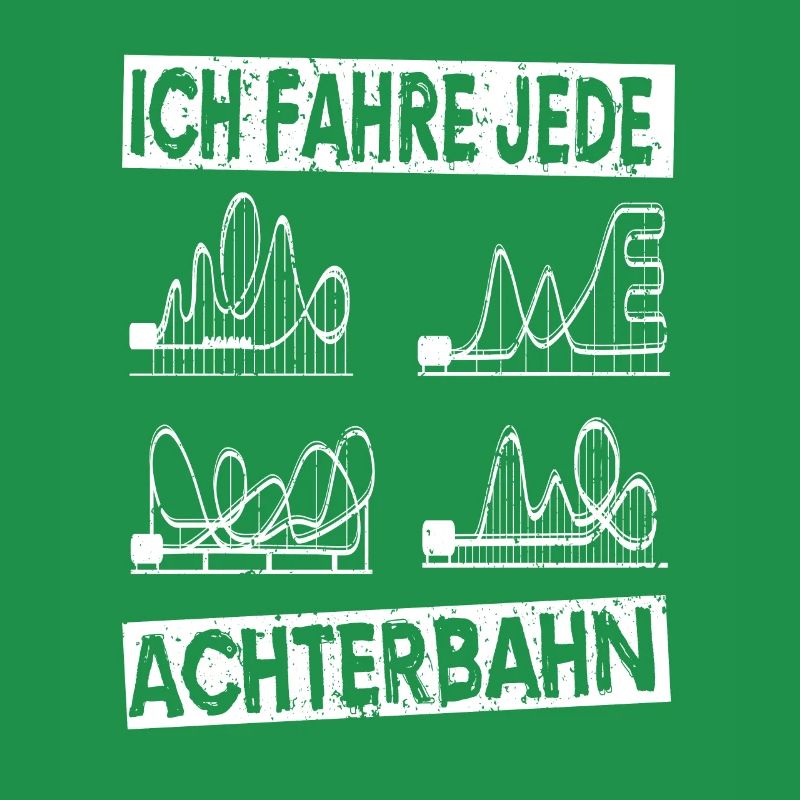 Achterbahn Rollercoaster Freizeitpark Geschenkidee