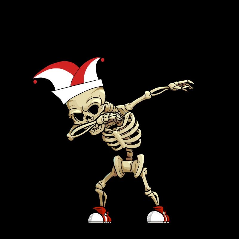 Carnaval Kölle Alaaf Dabbing Squelette Fun