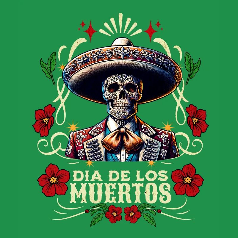 Dia De Los Muertos Farbenfrohes