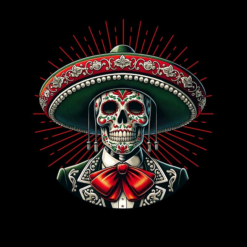 Dia De Los Muertos Farbenfrohes