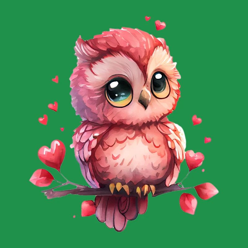 Eule Valentinstag Geschenk
