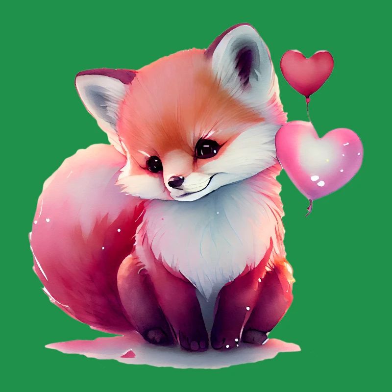 Cadeau de Saint-Valentin Fox