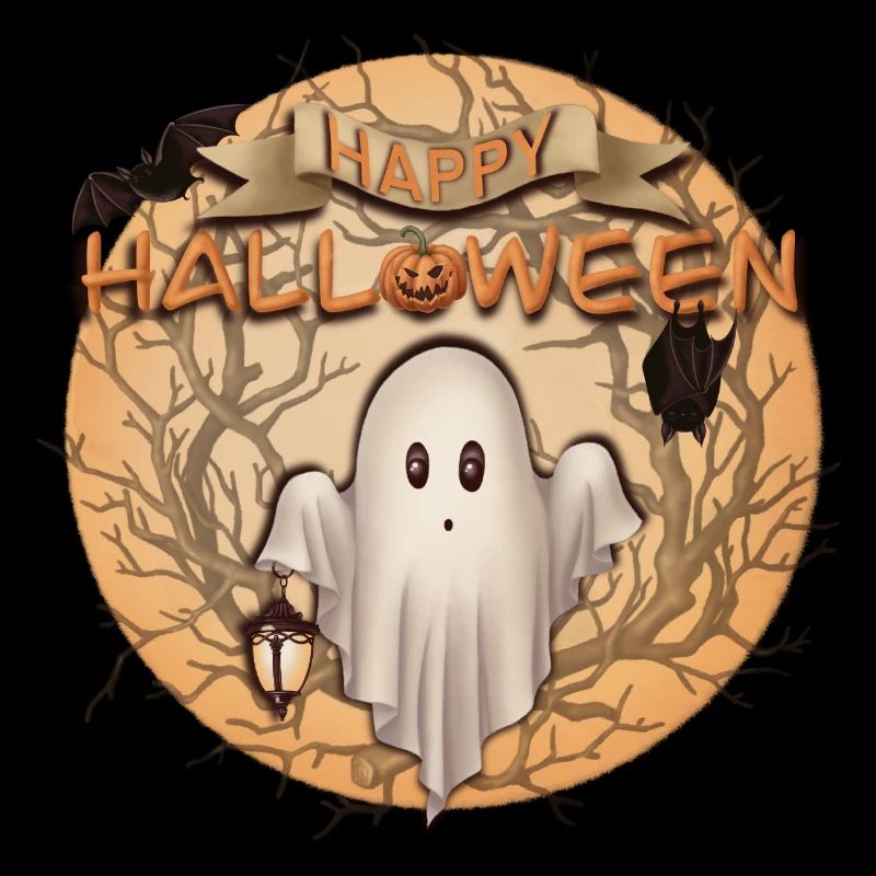 Halloween Horror Witch Pumpkin Skeleton Ghost