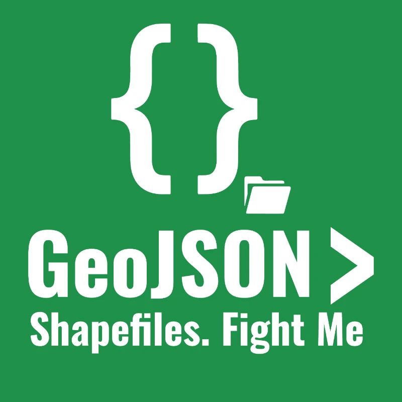 Debatte über GeoJSON-Shapefiles GIS-Datenformat