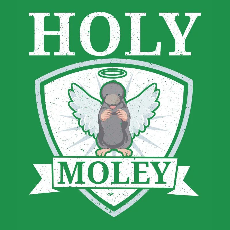 Holey Moley Animal Pun Mole Lover Maulw
