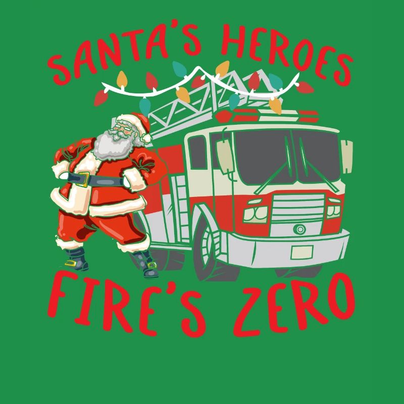 Santa's Heroes Feuerwehr Null Brandbekämpfung Weih