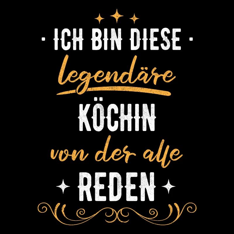 Koch Köchin Chefkoch kochen Küche Beruf Spruch