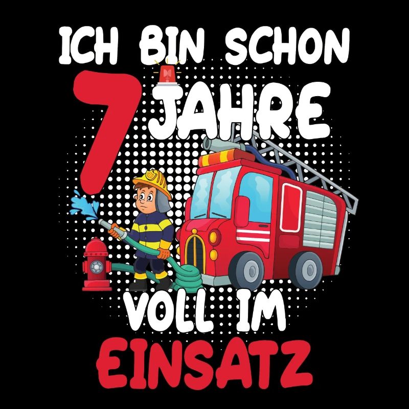 Ich bin schon 7 Jahre voll im Einsatz Feuerwehr