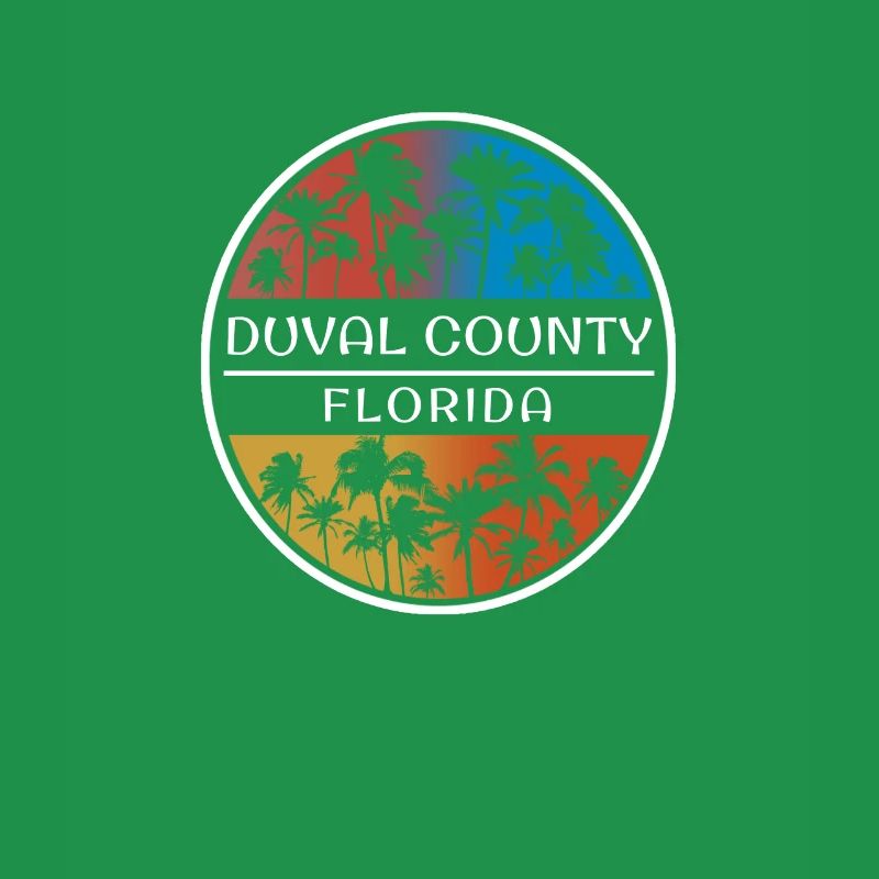 Comté de Duval Floride Souvenir de vacances élégant