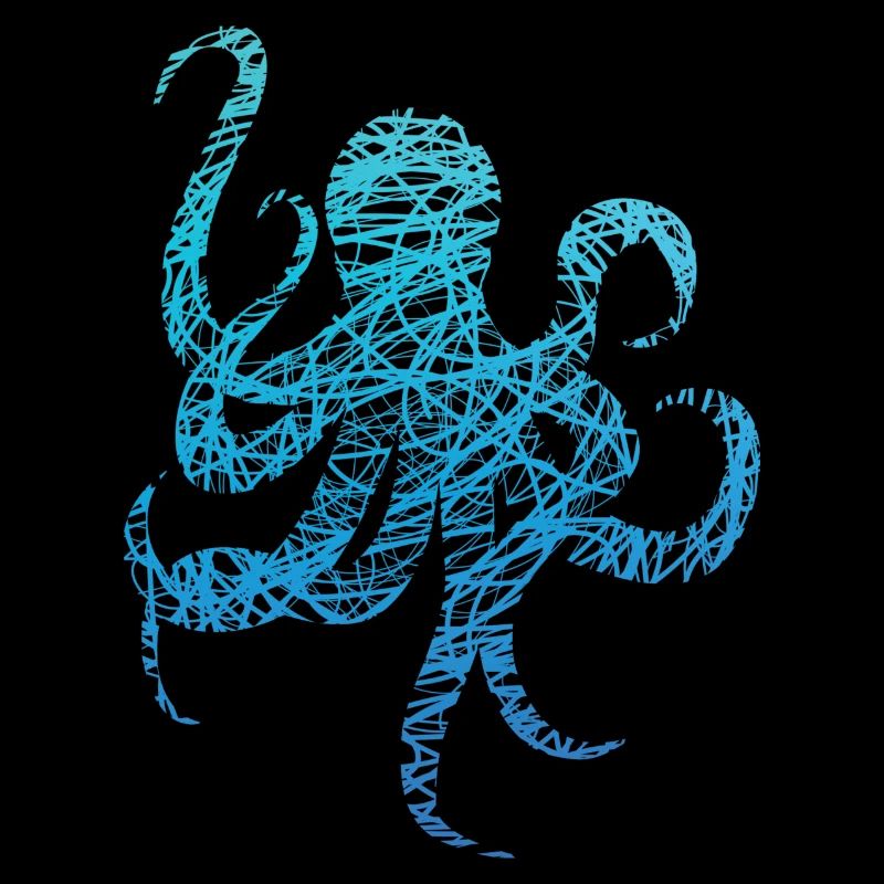 Octopus Scribble Colors Octopus Octopus Octopus