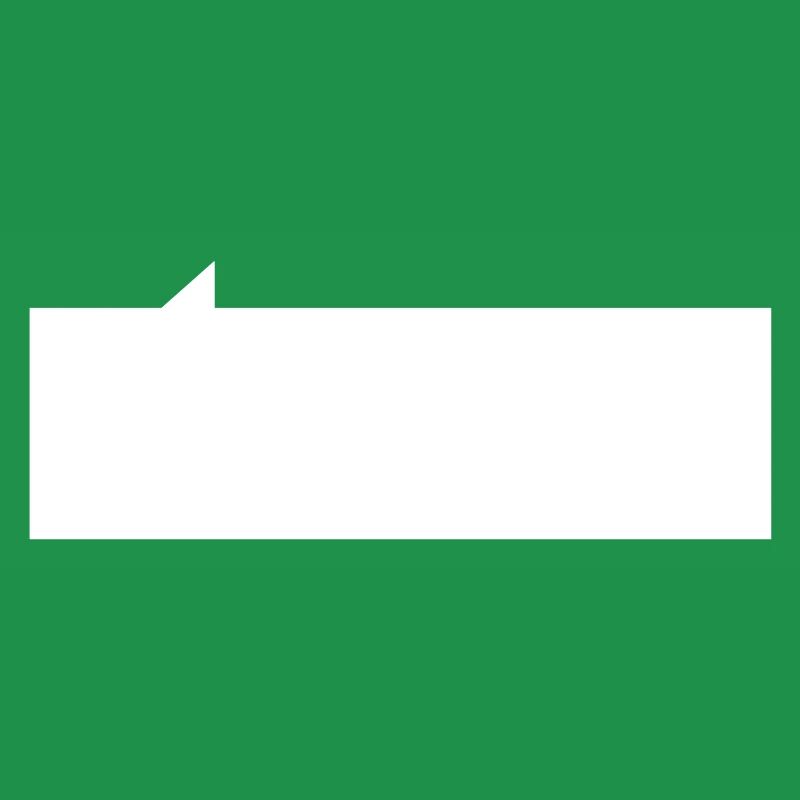 Speech bubble rectangle