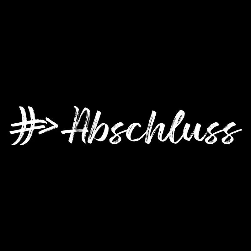 Abschluss # Hashtag Rautenpfeil