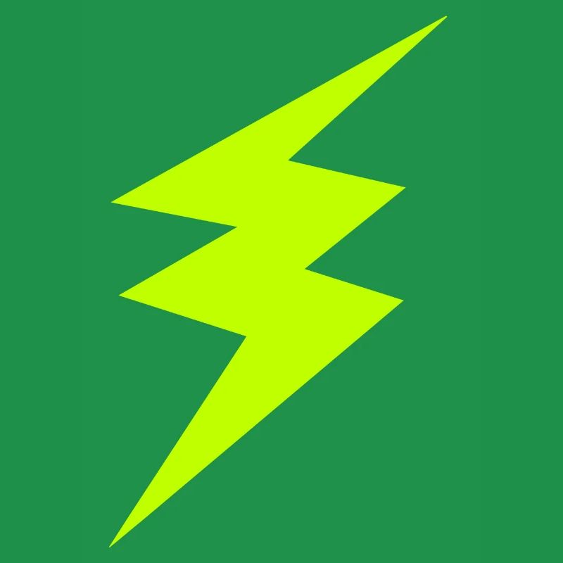 Green lightning