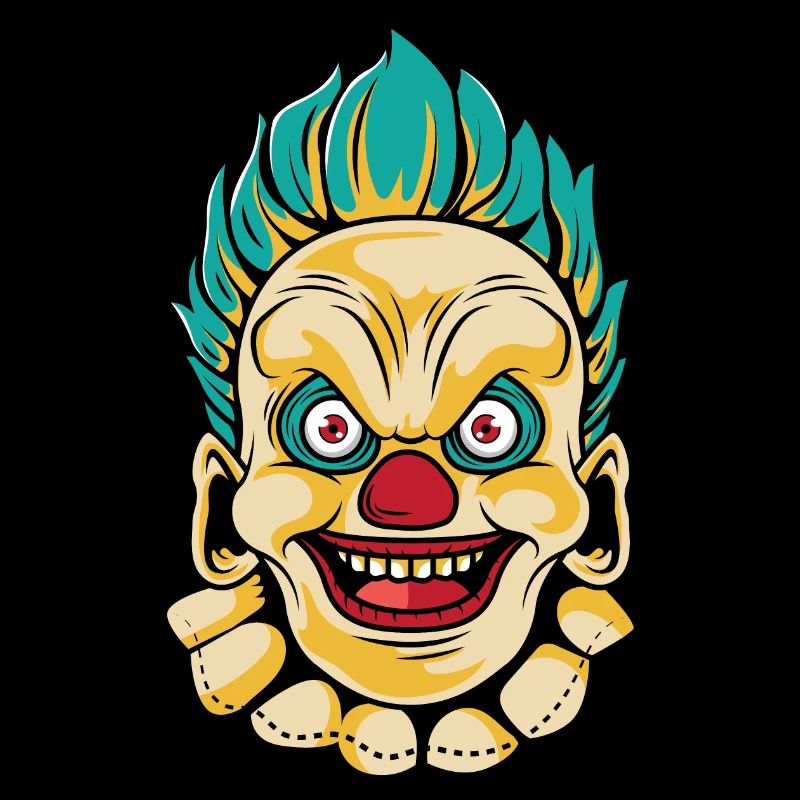 Böser Clown Entertainer Geschenk