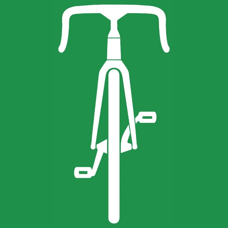 Rennrad Frontsilhouette