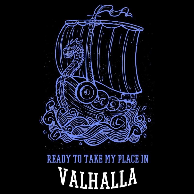 Ready To Take My Place In Valhalla Retro Viking