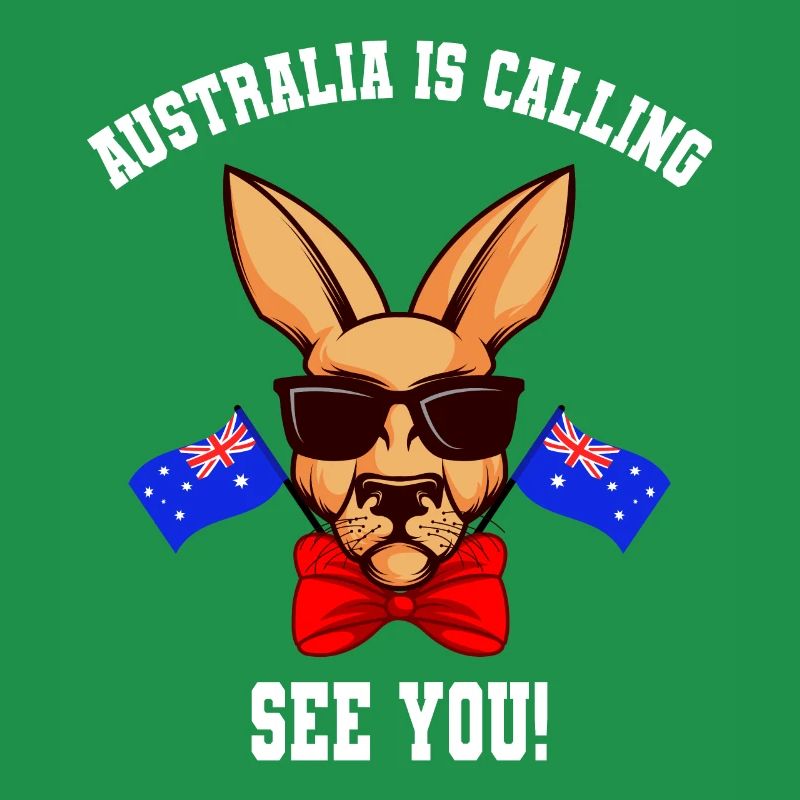 Australien is calling Abschiedsgeschenk Backpacker