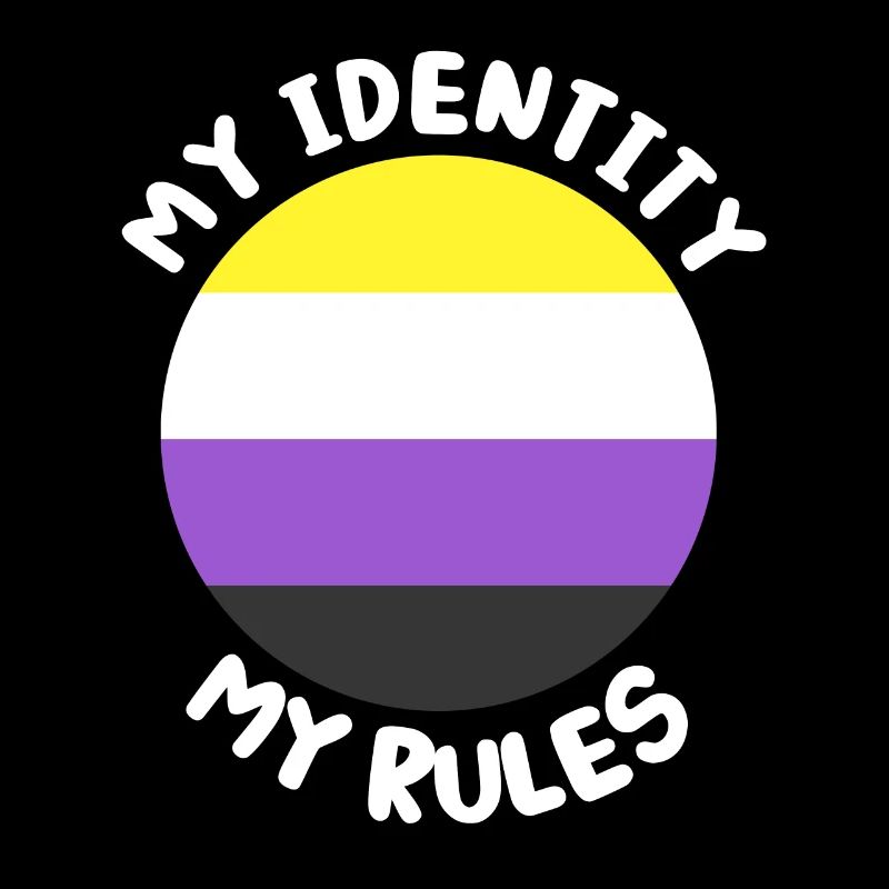 Non-binary non-binary flag LGBTQ gift