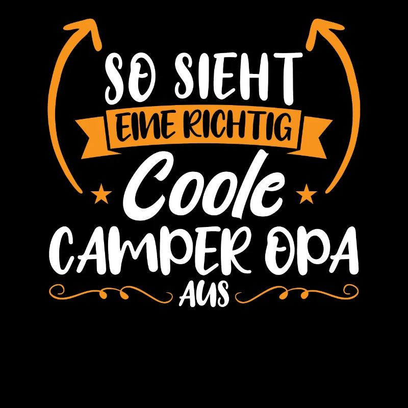 Campen Opa camper Wanderung Geschenk
