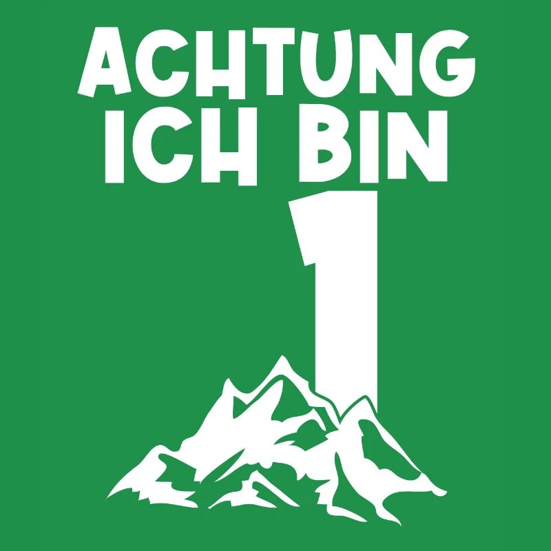 1.Geburtstag Berge Geburtstagsfeier Geschenk