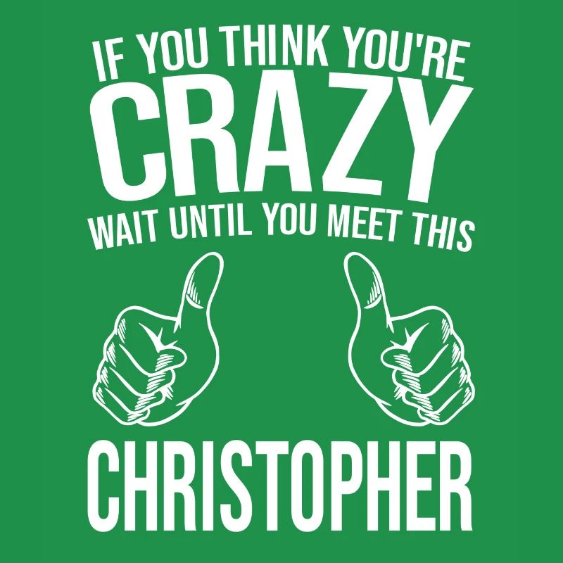 Vorname Christopher Name Christopher Geschenk