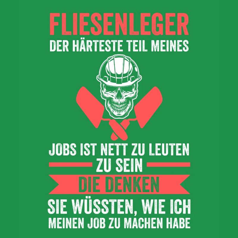Fliesenleger Beruf Fliesen Geschenk