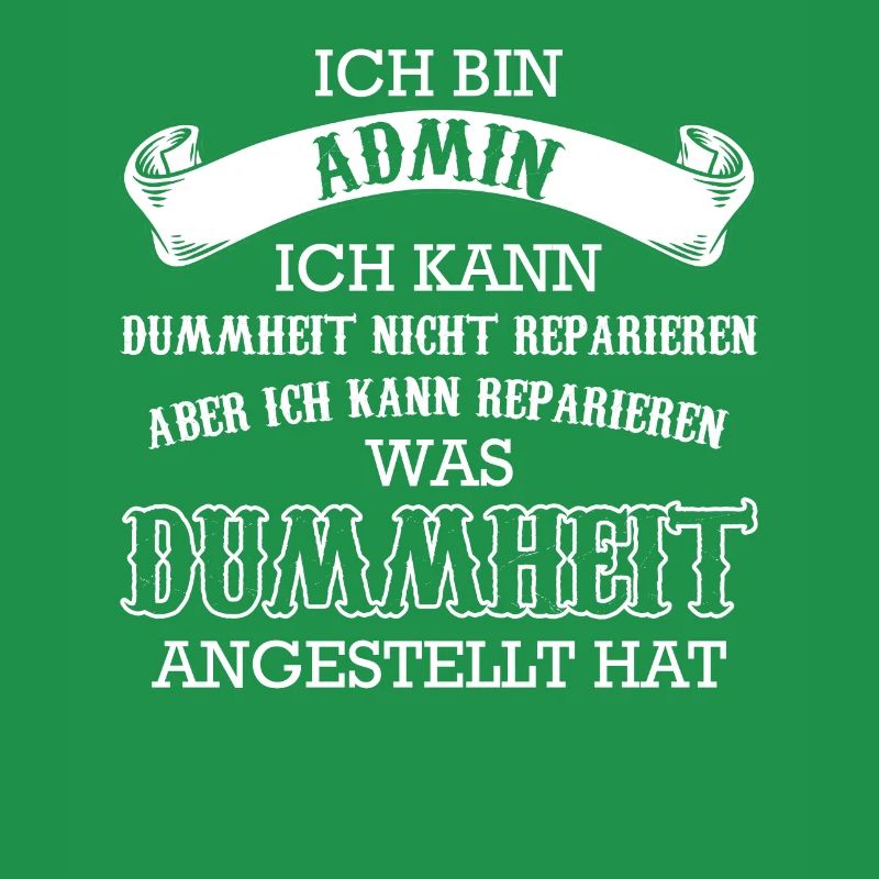 Admin Informatiker Programmierer Geschenk