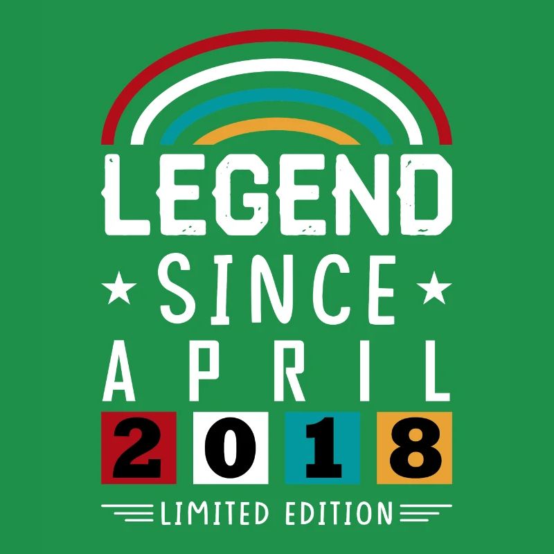 2018 Legend Since Geburtstag Geschenk April