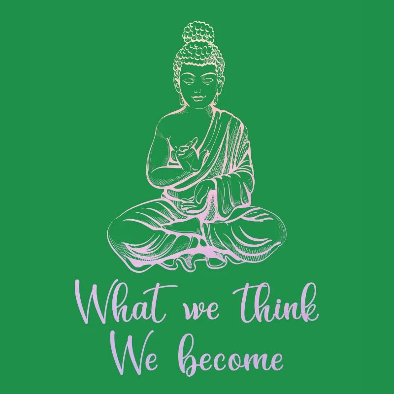 Colorful Buddha Inspiring Buddhism