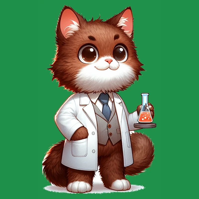 Chat mignon scientifique