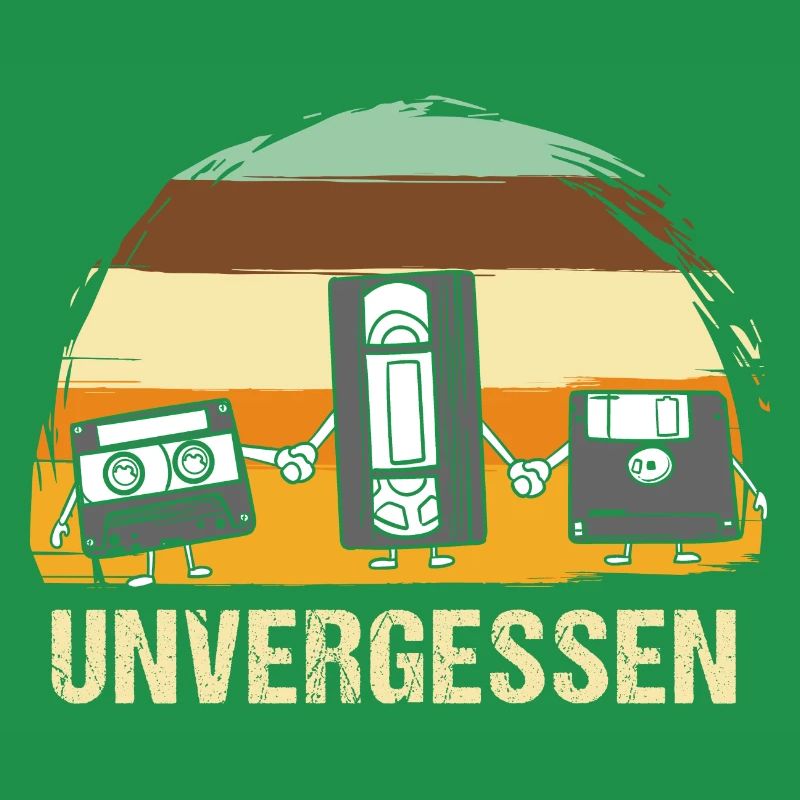 UNFORGETTABLE NEVER FORGET Retro Design Cassette