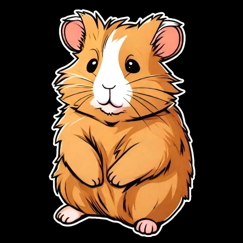 Niedlicher Gold Hamster